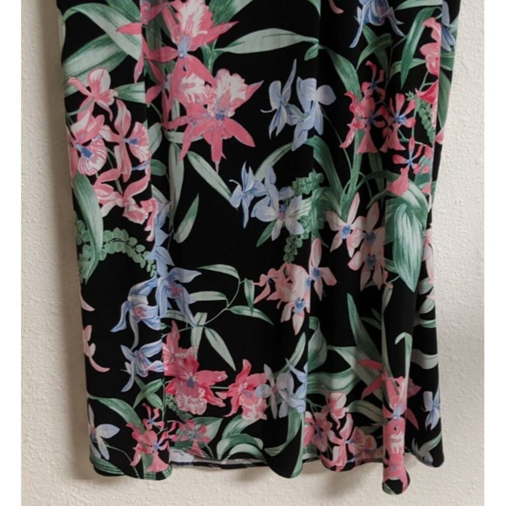 Tommy Bahama Women's Orchid Isle Faux Wrap Dress Tropical Classic Vacation Large - Picture 12 of 16